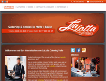 Tablet Screenshot of lalotta-catering.de